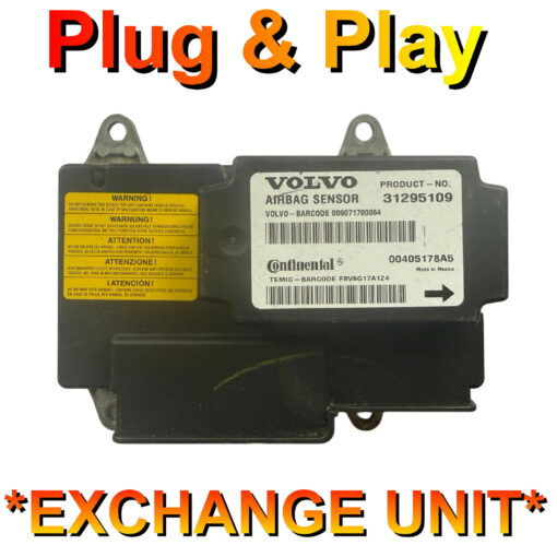Volvo Continental Airbag ECU | 31295109 | Plug+Play Exchange unit