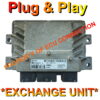 Ford Fiesta ECU S180049013 0AFA 8V21-12A650-AFA EMS2103 Plug+Play Exchange unit