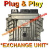 Peugeot Citroen ECU HW9666375980 9801538280 DCM3.4 Plug+Play Exchange Unit