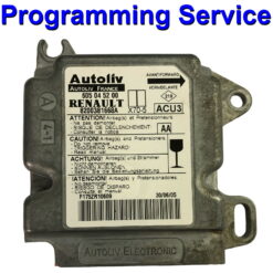 Renault Master / Vauxhall Vivaro Airbag ECU Autoliv 605045200| 8200381668 - Programming / Reset / Repair Service (Copy)