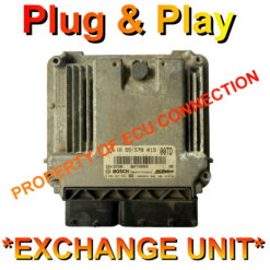 Vauxhall Bosch ECU 0281017712 | 55579015 | 00TD | Plug+Play Exchange unit