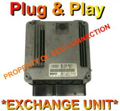 Audi VW ECU Bosch 0261S01037 | 8E1910018E | MED7.1.1 | Exchange Unit