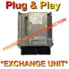BMW ECU Bosch DME 7567321 | ME17.2.1 | 0261201553 | Plug+Play Exchange Unit
