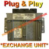 Citroen Peugeot Sagem ECU 9649110080 | 9644674580 S2000 Plug+Play Exchange unit