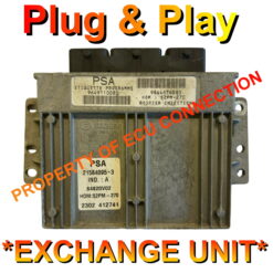 Citroen Peugeot Sagem ECU 9649110080 | 9644674580 S2000 Plug+Play Exchange unit
