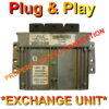 Citroen Peugeot Sagem ECU 9655826580 | 9658515180 S2000 Plug+Play Exchange unit