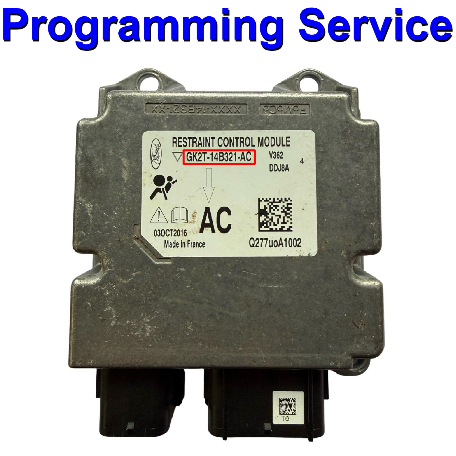 Ford Transit Airbag ECU | GK2T-14B321-AC | GK2T-14B321-BC | Programming / Reset / Repair Service