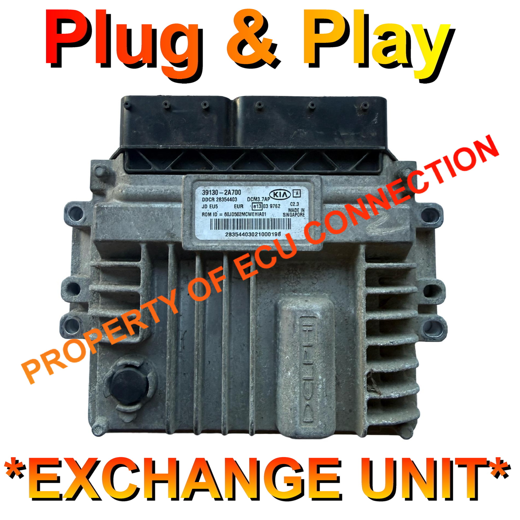 Kia ECU Delphi DCM3.7AP | 39130-2A700 | 28354403 | Plug+Play Exchange Unit
