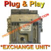Peugeot Citroen ECU HW9667175380 9802943180 DCM3.5 Plug+Play Exchange unit
