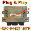 Renault Clio 1.2 ECU Siemens | S120202116A | 8200700600 | 8200851165 | SIM32 | Plug+Play Exchange unit