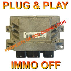 Renault Clio 1.2 ECU Siemens | S120202116A | 8200700600 | 8200851165 | SIM32 | Plug+Play Immo Off