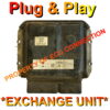 Vauxhall Zafira ECU 55572800 | MB275800-9922 | Plug+Play Exchange unit