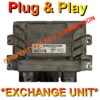 Ford Focus ECU S180156201G 7MYG CV11-12A650-BG EMS2211 Plug+Play Exchange unit