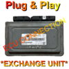 VW Polo ECU SIMOS11.1 | 5WA11022 | 03E906019AL Plug+Play Exchange Unit