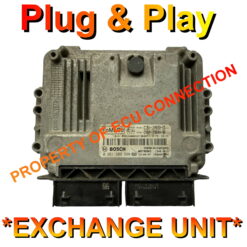Ford Bosch ECU MED17.0.1 0261S09698 C1B1-12A650-EG Plug+Play Exchange unit