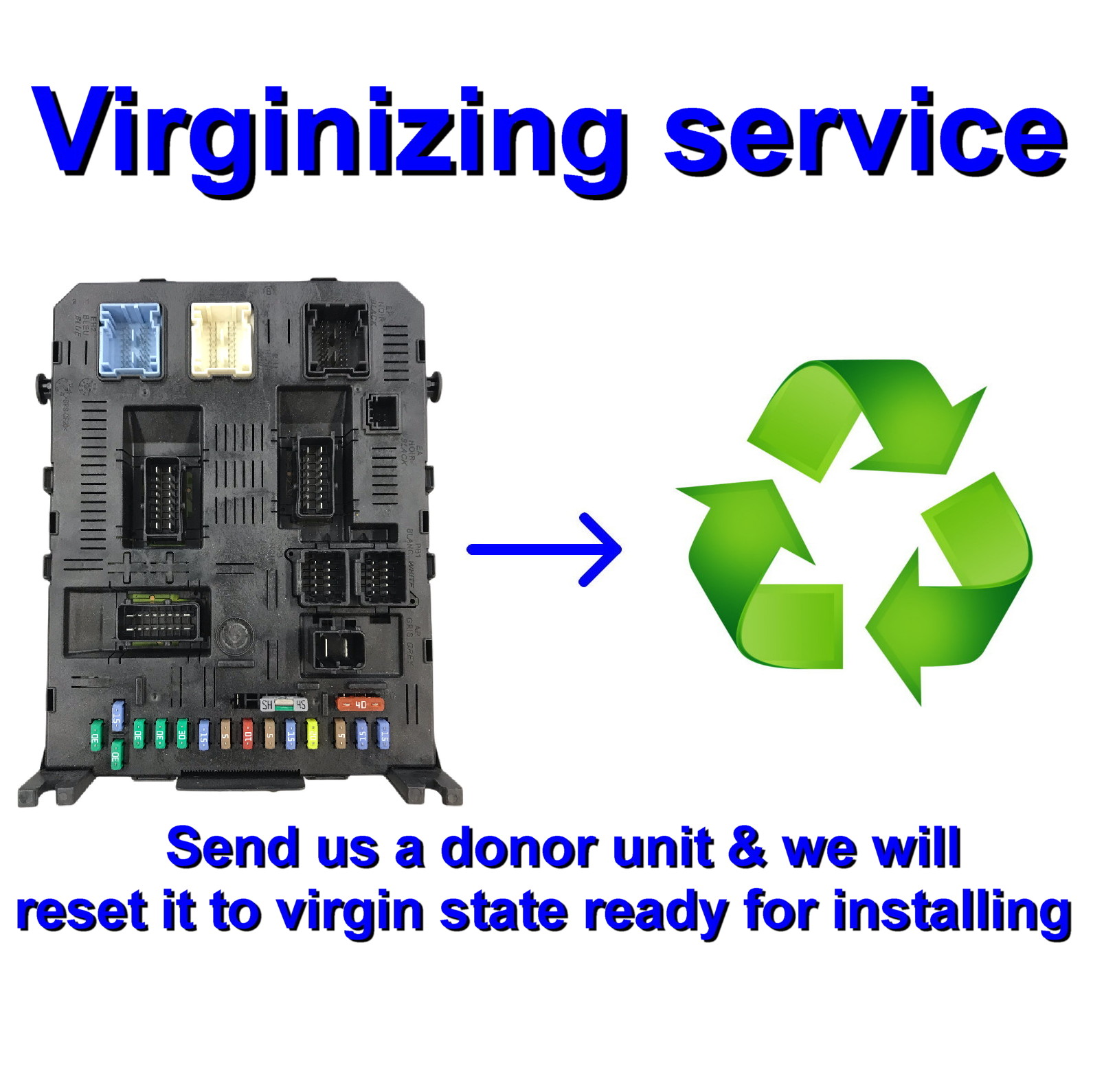 Citroen Peugeot Body Control Module / Fusebox Johnson Controls BSI2004 H0x | BSI04EV K0 | BSI04EV2 | Programming Service - Image 3