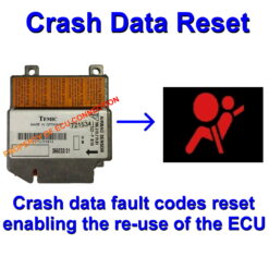 Alternative view of Porsche Boxster Airbag Temic ECU | 996.618.219.01 | MRSZ2-P | Programming / Reset Service