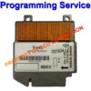 Porsche Boxster Airbag Temic ECU | 996.618.219.01 | MRSZ2-P | Programming / Reset Service