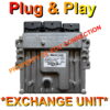 Peugeot Citroen Delphi ECU | HW9666098180 | 9666557180 | DCM3.5 | Plug+Play Exchange unit