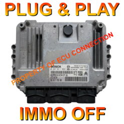 Peugeot Citroen Bosch ECU | 0281011863 | 9661773380 | EDC16C34 | Plug+Play IMMO OFF