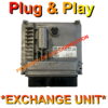 VW Audi Skoda Seat Delphi ECU | 04L907445B | 28445556 | DCM6.2V | Plug+Play Exchange Unit
