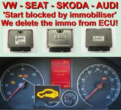 SEAT Ibiza / VW 1.4 ECU Magneti Marelli 036906034AH | IAW4MV.AH | *Plug & Play* Immo off 'Free running'