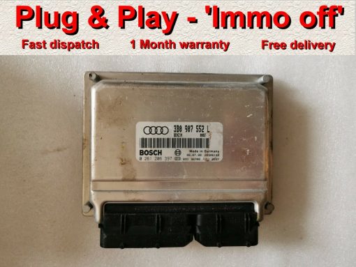 VW / Audi / SEAT / Skoda ECU Bosch 0261206397 | 3B0907552L | ME7.5 | *Plug & Play* Immo off 'Free running'
