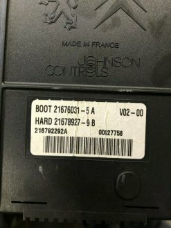 Citroen Peugeot BSI Johnson Controls 9656530280 | BSI2004-H02 | *PLUG & PLAY* – Exchange unit (FREE PROGRAMMING BY POST!)
