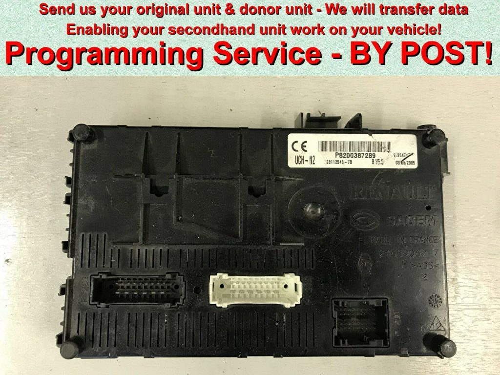 Renault ECU UCH-N2 | Sagem UCH-N3 | Programming Service BY POST! Buy Now