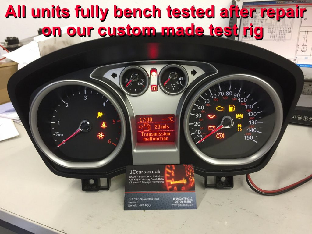 Ford Focus / CMax / Kuga Visteon Instrument cluster Programming