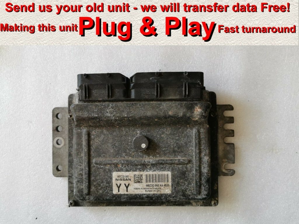 Nissan Micra 1.2 ECU Hitachi MEC32-060 | K4-YY | Plug+Play Exchange ...