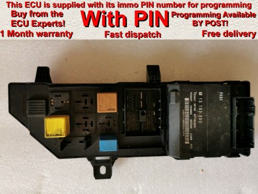 Opel Vauxhall Vectra C Body Control Module Temic | 13193590 | NF | *WITH PIN* Programming available - BY POST!