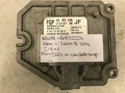 Vauxhall Opel Astra H Zafira B Z18XE ECU Siemens | 5WK9370 | 55351248 | SIMTEC 71.6 | *With PIN* Programming available - BY POST!