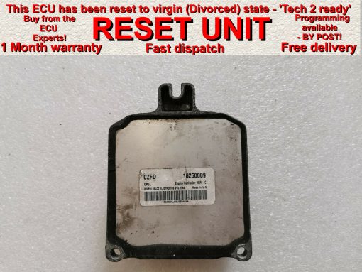 Vauxhall ECU DELCO 16250009 | CZFD | HSFI-C | *Tech2 Reset*