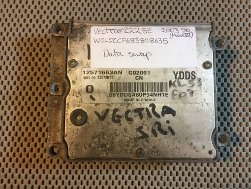 Vauxhall Opel Vectra C 2.2 Z22SE ECU Siemens | 12571663AN | YDDS | Trionic 8 | *With pin* (Security pass details) - Programming available - BY POST!