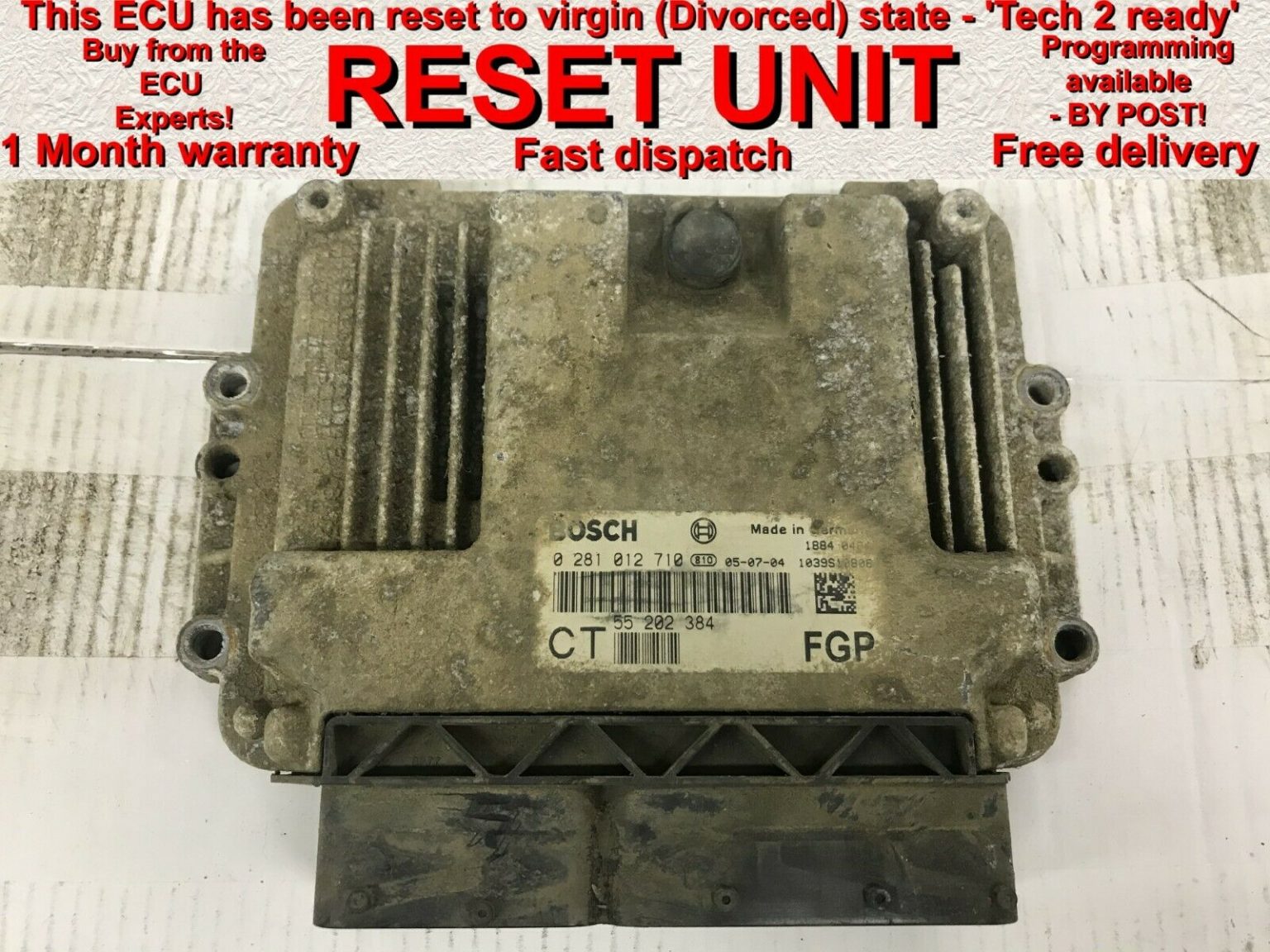 Opel Vauxhall Corsa Body Control Module Fusebox Delphi Programming Service Buy Now