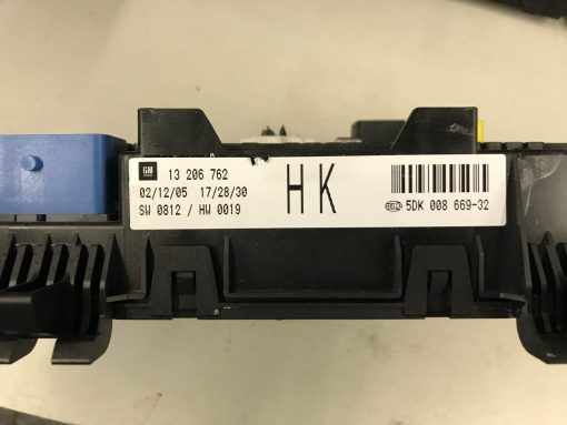 Vauxhall Opel Astra Zafira BCM | Rear Electrical Centre | Hella 13206762 | HK | *WITH PIN* Programming available - BY POST!
